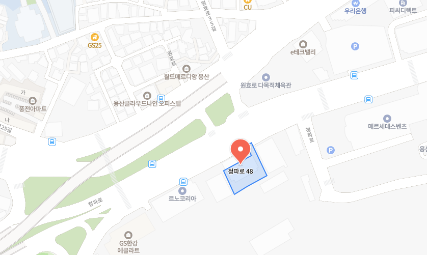 서울시 용산구 청파로 48 용산전자오피스텔 1층