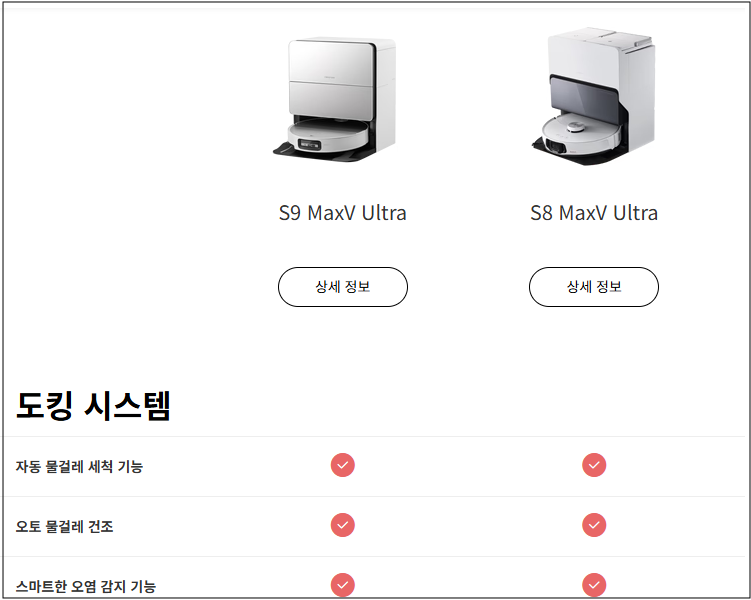 로보락 S9 MaxV Ultra vs S8 MaxV Ultra 차이점 및 비교 사용자 구매 추천 가이드 로보락 S9 MaxV Ultra vs S8 MaxV Ultra 차이점 및 비교 사용자 구매 추천 가이드
