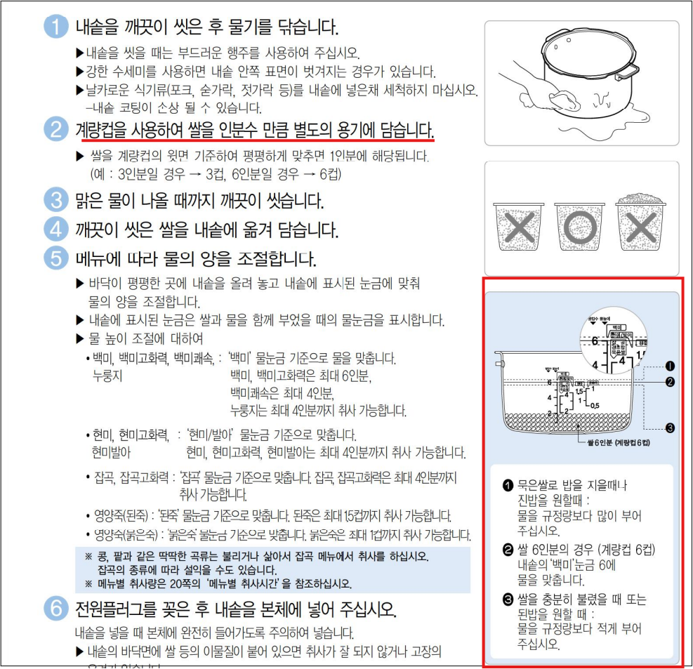 물의 양 부족