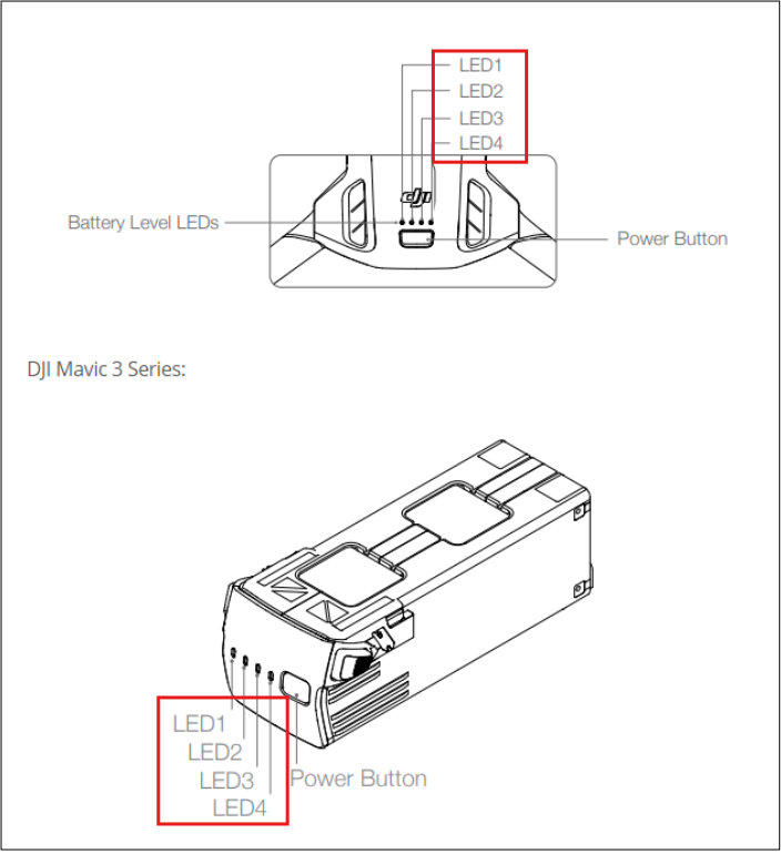 DJI 드론 배터리 상태 점검