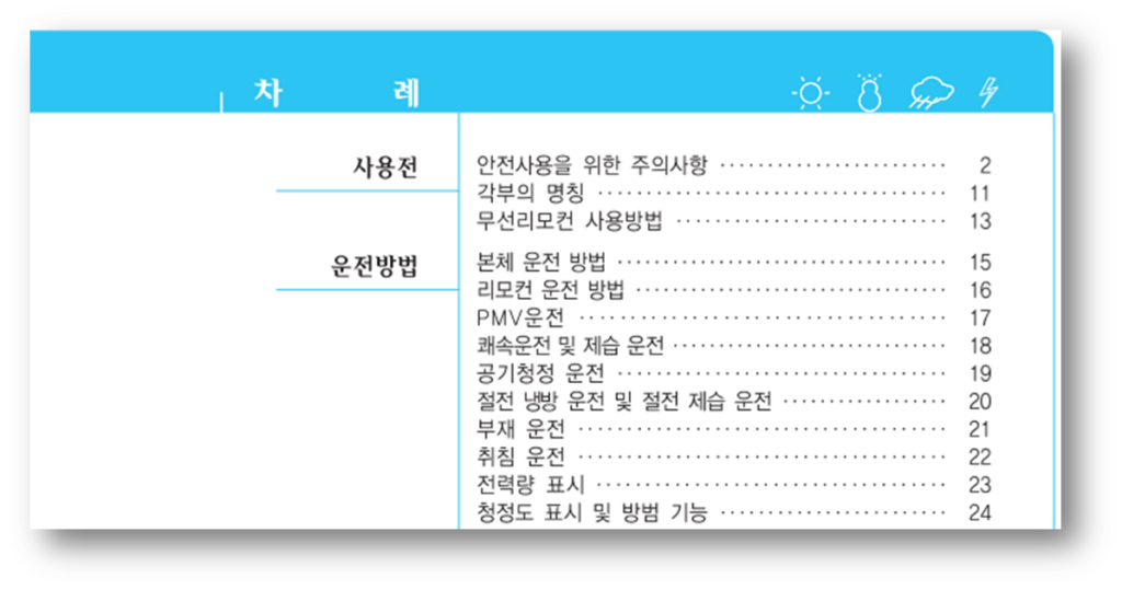 캐리어 제습기 필터 청소 방법 안내 캐리어 매뉴얼 다운로드 안내