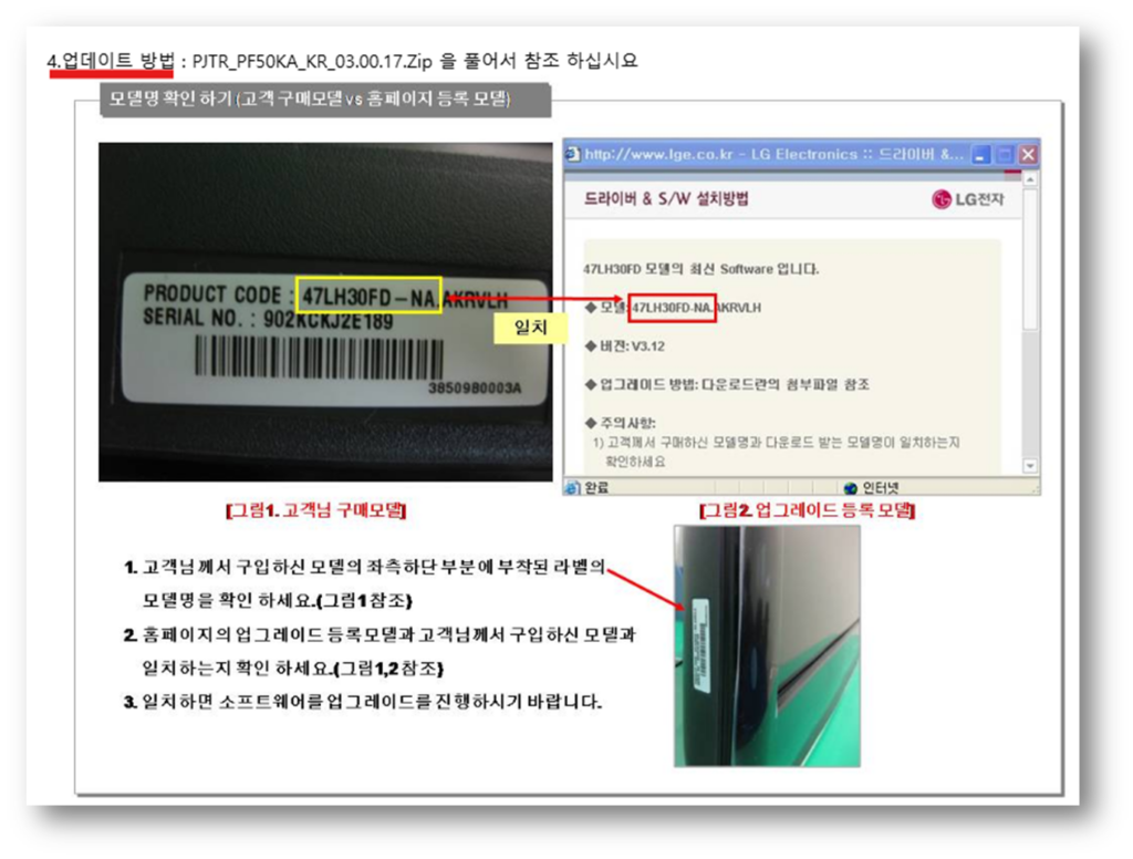 업데이트 방법 