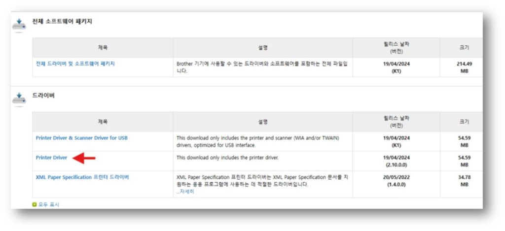 브라더 프린터 오프라인 연결 안됨 원인 및 조치방법 안내