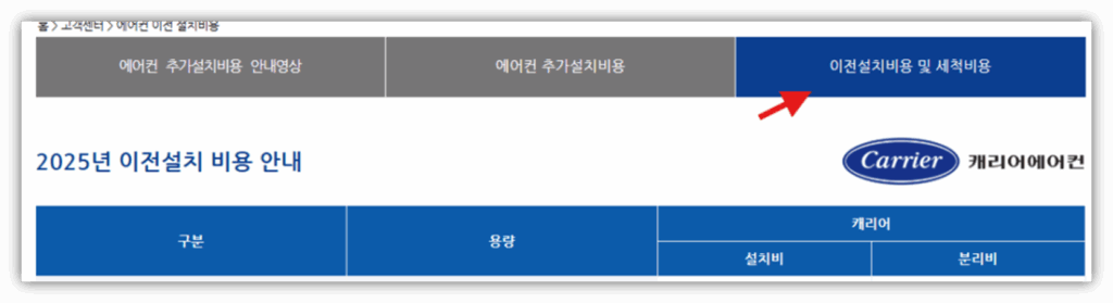 이번 설치비용 안내